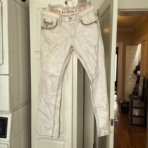 Men’s hall size 36 buckle jeans, southern marsh size, extra large, bke xL